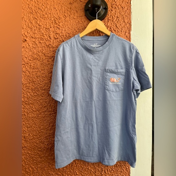 Vineyard Vines Boy Size Large(16)Pocket Crew T-Shirt "LOBSTER TOSS WHALE FILL" - Picture 2 of 7